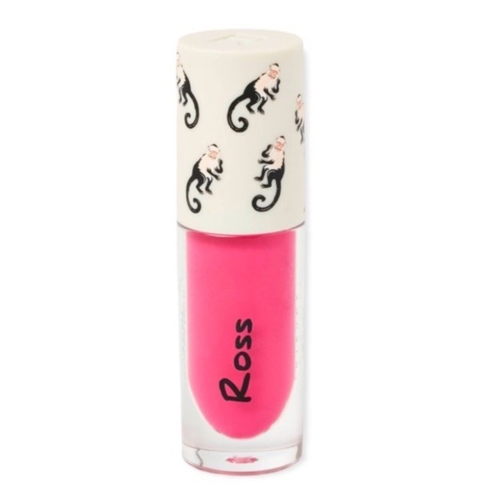 Makeup Revolution x‎ Friends Ross Lip Gloss Pink Marcel Monkey 0.15 fl oz New